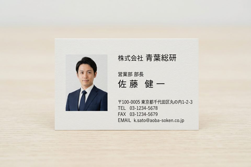 名刺での使用イメージ